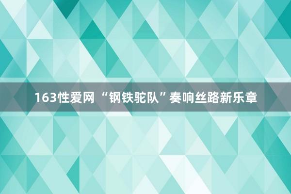 163性爱网 “钢铁驼队”奏响丝路新乐章