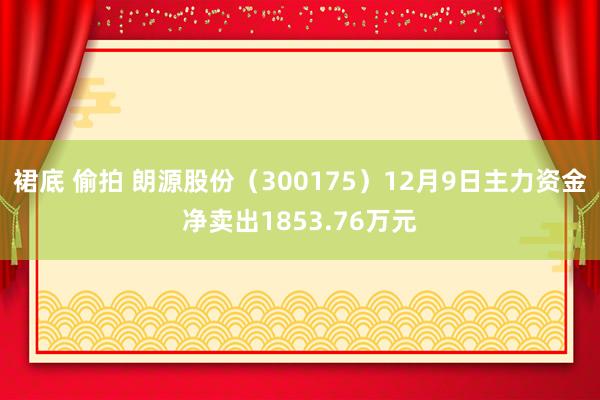 裙底 偷拍 朗源股份（300175）12月9日主力资金净卖出1853.76万元