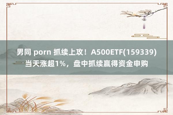 男同 porn 抓续上攻！A500ETF(159339)当天涨超1%，盘中抓续赢得资金申购