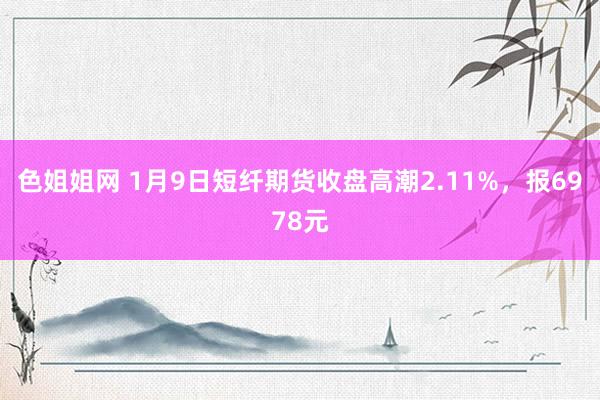 色姐姐网 1月9日短纤期货收盘高潮2.11%，报6978元